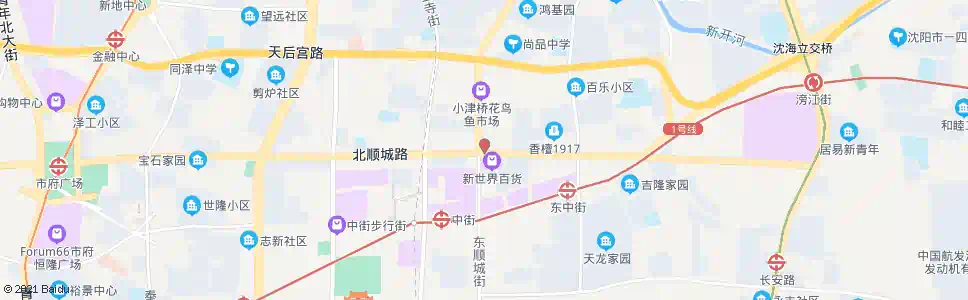 沈阳小津桥_公交站地图_沈阳公交_妙搜公交查询2025