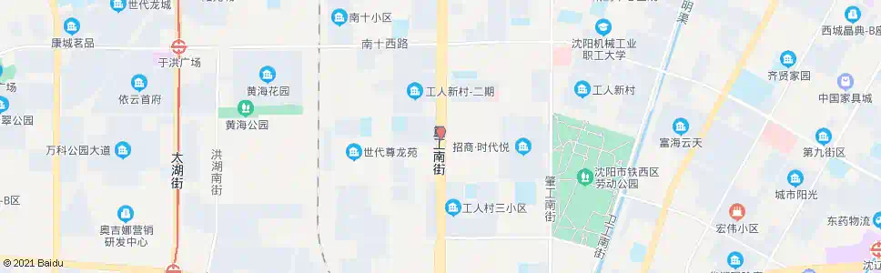 沈阳重工街南十二路_公交站地图_沈阳公交_妙搜公交查询2025