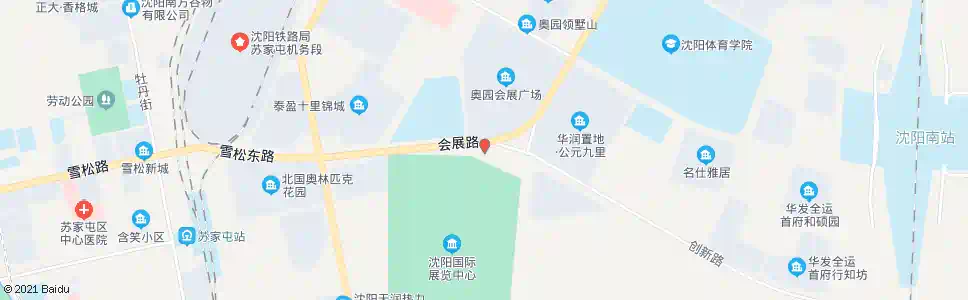沈阳会展中心_公交站地图_沈阳公交_妙搜公交查询2025