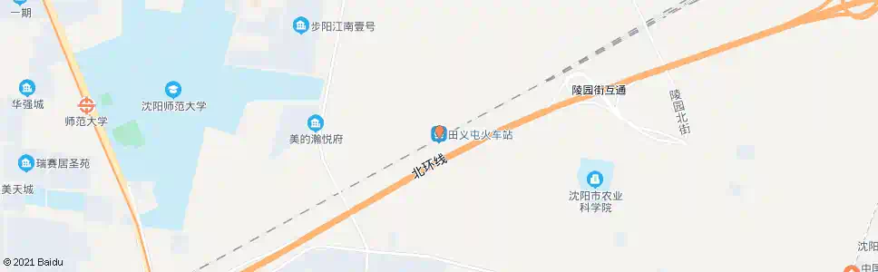 沈阳田义屯北_公交站地图_沈阳公交_妙搜公交查询2025