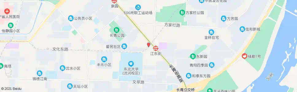 沈阳长青街文化东路_公交站地图_沈阳公交_妙搜公交查询2025