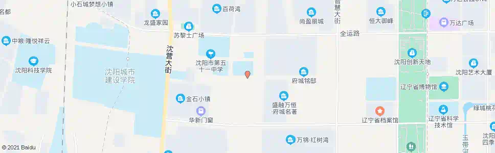 沈阳全运三路白塔二街_公交站地图_沈阳公交_妙搜公交查询2025