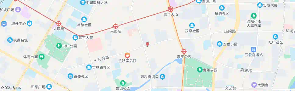 沈阳十三纬路三经街_公交站地图_沈阳公交_妙搜公交查询2025