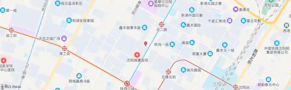 沈阳小北三路_公交站地图_沈阳公交_妙搜公交查询2025
