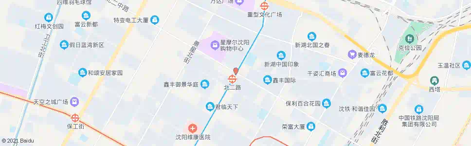 沈阳兴华北街(北二东路)_公交站地图_沈阳公交_妙搜公交查询2025