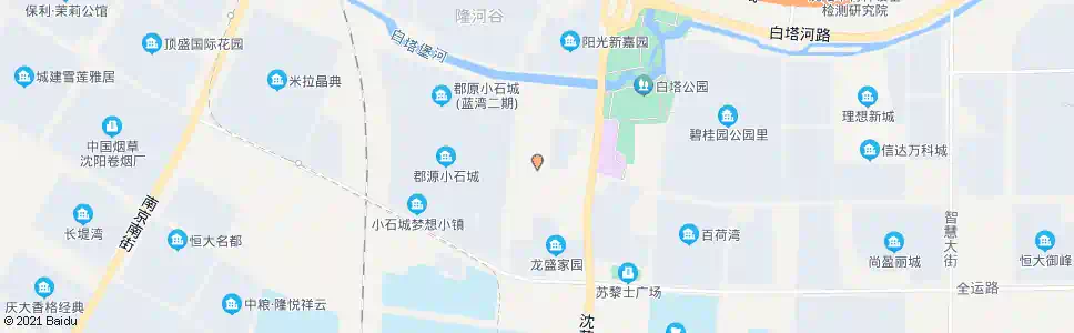 沈阳白塔三街高深路_公交站地图_沈阳公交_妙搜公交查询2025