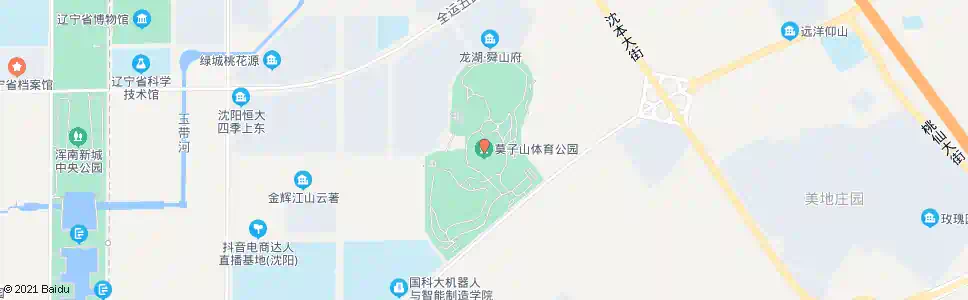 沈阳莫子山公园北_公交站地图_沈阳公交_妙搜公交查询2025