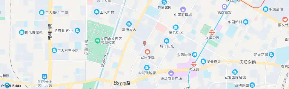 沈阳齐贤街南十二路_公交站地图_沈阳公交_妙搜公交查询2025