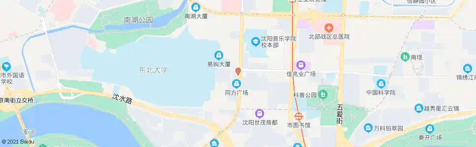 沈阳百脑汇_公交站地图_沈阳公交_妙搜公交查询2025