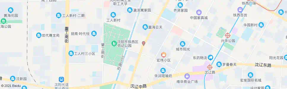 沈阳保工街南十二路_公交站地图_沈阳公交_妙搜公交查询2025
