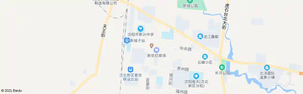 沈阳新城子邮局_公交站地图_沈阳公交_妙搜公交查询2025
