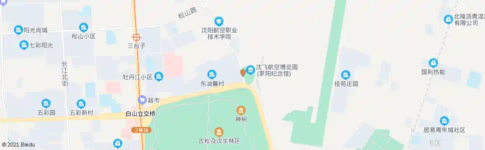 沈阳航空博览园_公交站地图_沈阳公交_妙搜公交查询2025