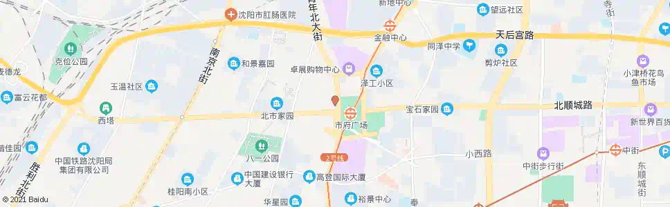 沈阳市中心医院南_公交站地图_沈阳公交_妙搜公交查询2025