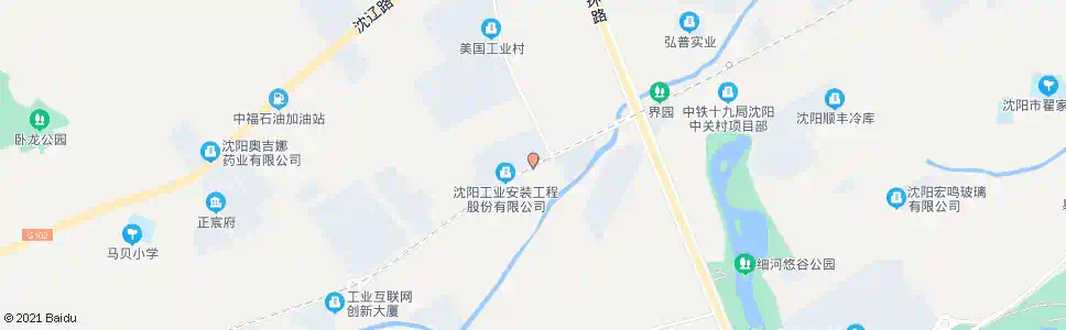 沈阳二十二号路二十街_公交站地图_沈阳公交_妙搜公交查询2025