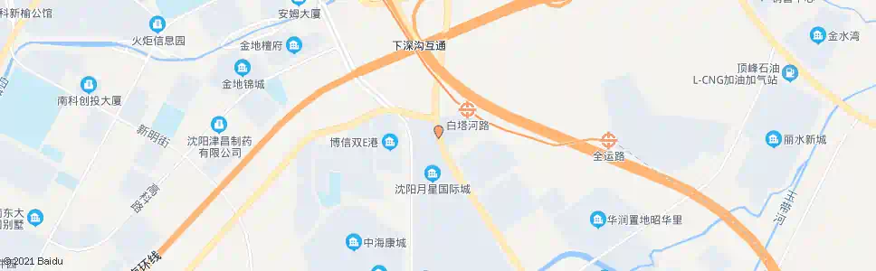 沈阳沈本大街白塔河路_公交站地图_沈阳公交_妙搜公交查询2025