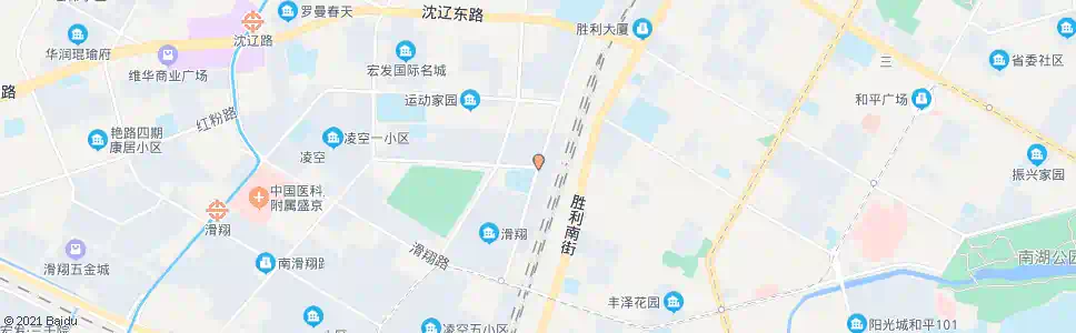 沈阳凌空一街北滑翔路_公交站地图_沈阳公交_妙搜公交查询2025