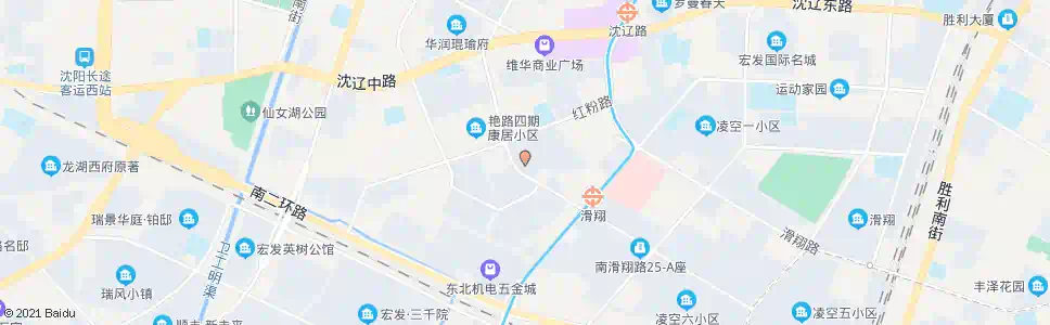 沈阳艳粉新村_公交站地图_沈阳公交_妙搜公交查询2025