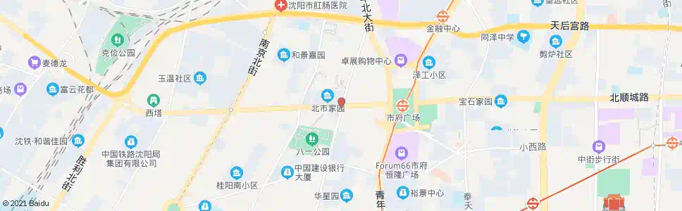 沈阳三经街市府大路_公交站地图_沈阳公交_妙搜公交查询2025