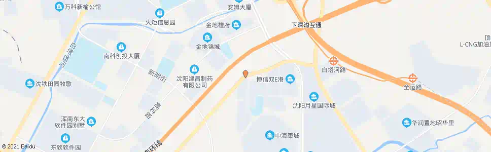 沈阳卓越平方_公交站地图_沈阳公交_妙搜公交查询2025