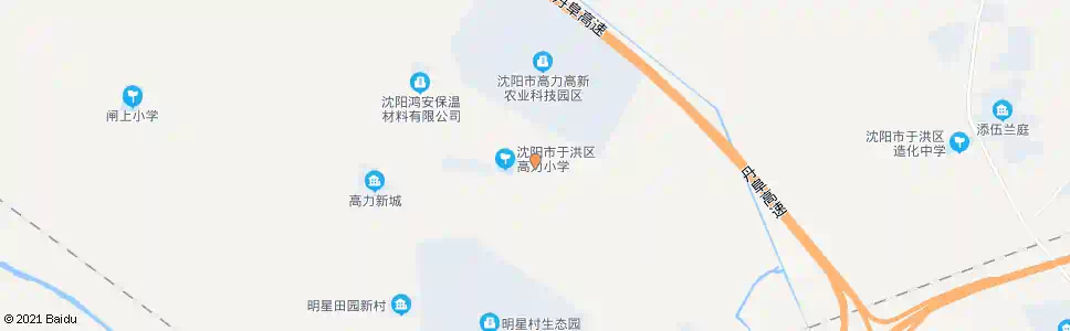 沈阳高力大棚_公交站地图_沈阳公交_妙搜公交查询2025