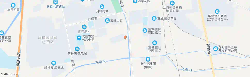 沈阳花苑新村_公交站地图_沈阳公交_妙搜公交查询2025
