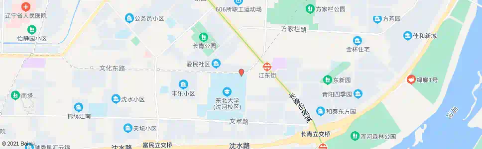 沈阳黄金学院_公交站地图_沈阳公交_妙搜公交查询2025