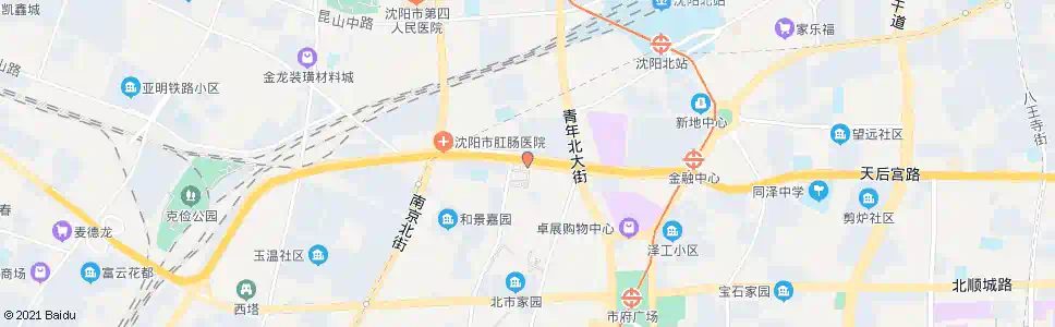 沈阳哈尔滨路肇东街_公交站地图_沈阳公交_妙搜公交查询2025