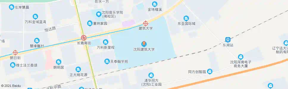 沈阳建筑大学_公交站地图_沈阳公交_妙搜公交查询2025