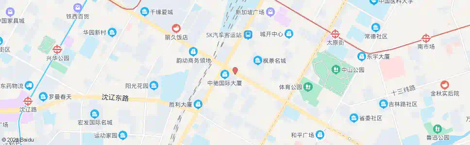沈阳南五马路胜利大街_公交站地图_沈阳公交_妙搜公交查询2025
