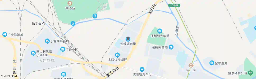 沈阳金辉湖畔里_公交站地图_沈阳公交_妙搜公交查询2025