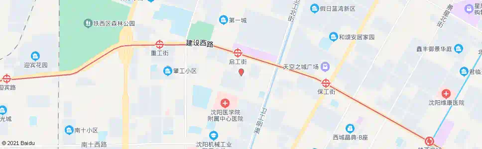 沈阳南六路马壮街_公交站地图_沈阳公交_妙搜公交查询2025
