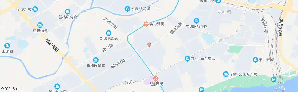 沈阳细河南路大通湖街东_公交站地图_沈阳公交_妙搜公交查询2025