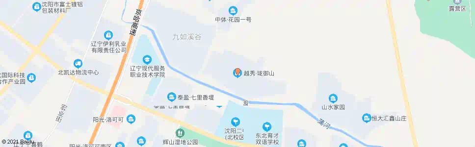 沈阳越秀岄湖郡_公交站地图_沈阳公交_妙搜公交查询2025