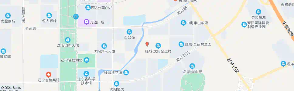 沈阳桃仙街全运三路_公交站地图_沈阳公交_妙搜公交查询2025
