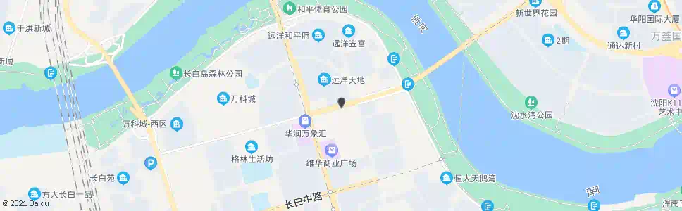 沈阳长白北路长白四街_公交站地图_沈阳公交_妙搜公交查询2025