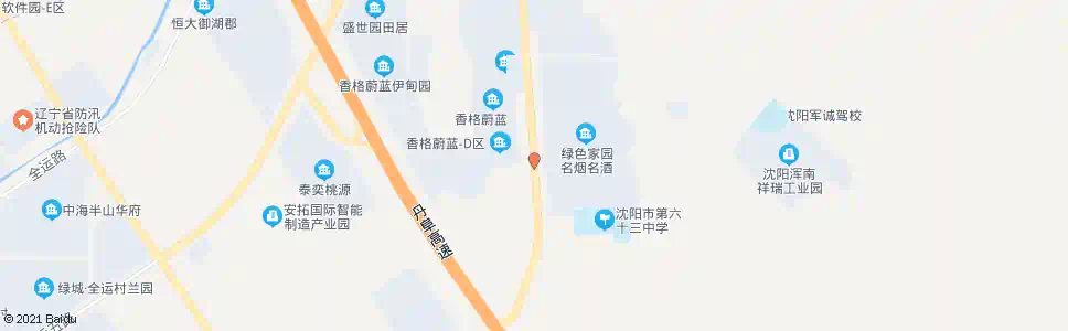 沈阳绿色家园_公交站地图_沈阳公交_妙搜公交查询2025