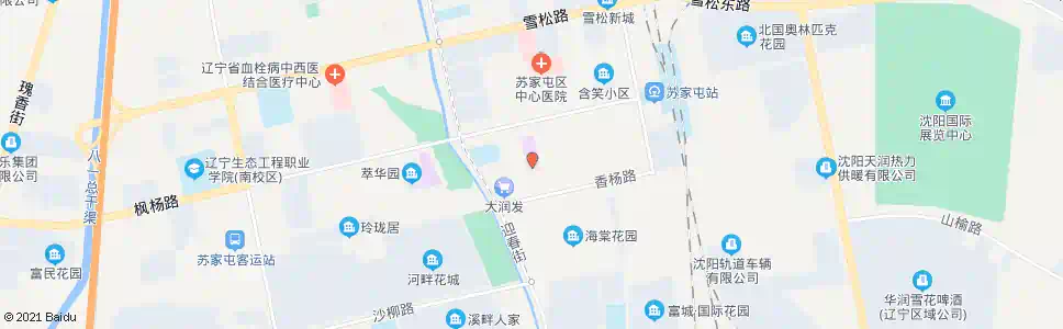 沈阳苏家屯妇婴医院_公交站地图_沈阳公交_妙搜公交查询2025