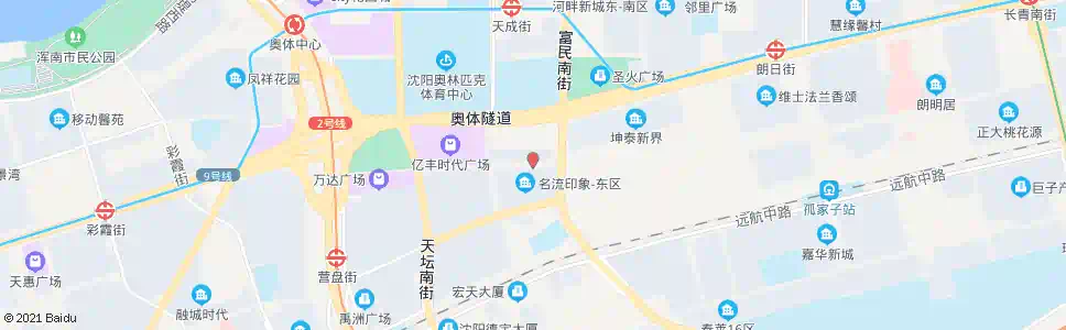 沈阳金卡路富民街_公交站地图_沈阳公交_妙搜公交查询2025