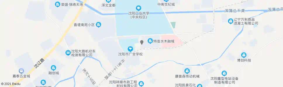 沈阳水木融城西门_公交站地图_沈阳公交_妙搜公交查询2025