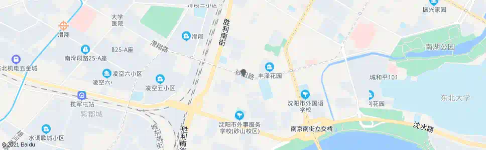 沈阳砂阳路砂山街_公交站地图_沈阳公交_妙搜公交查询2025