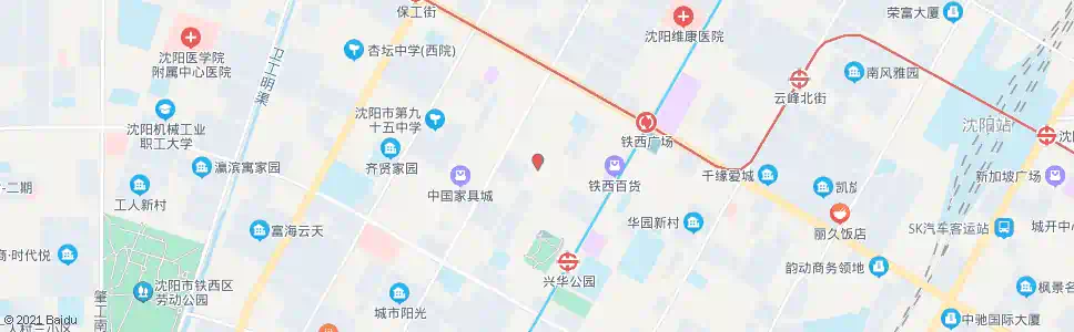 沈阳南七路勋望街_公交站地图_沈阳公交_妙搜公交查询2025