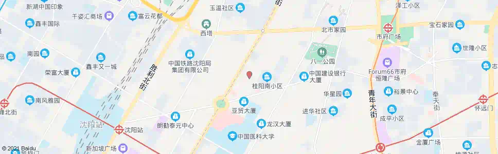 沈阳北六马路_公交站地图_沈阳公交_妙搜公交查询2025