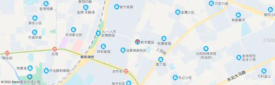 沈阳新华壹品_公交站地图_沈阳公交_妙搜公交查询2025