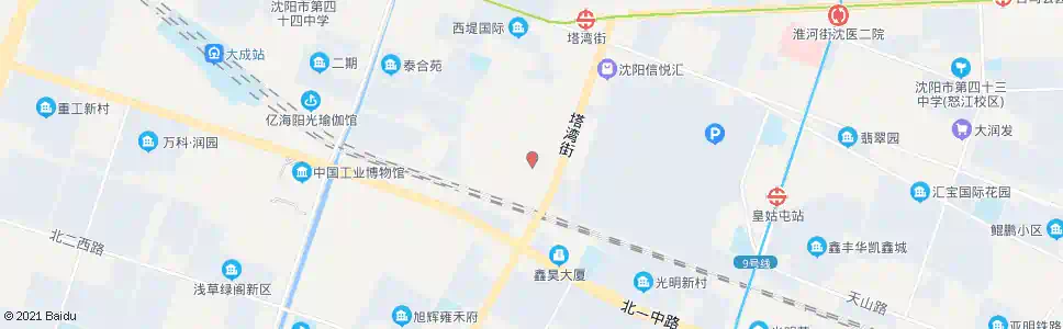 沈阳食品公司南_公交站地图_沈阳公交_妙搜公交查询2025