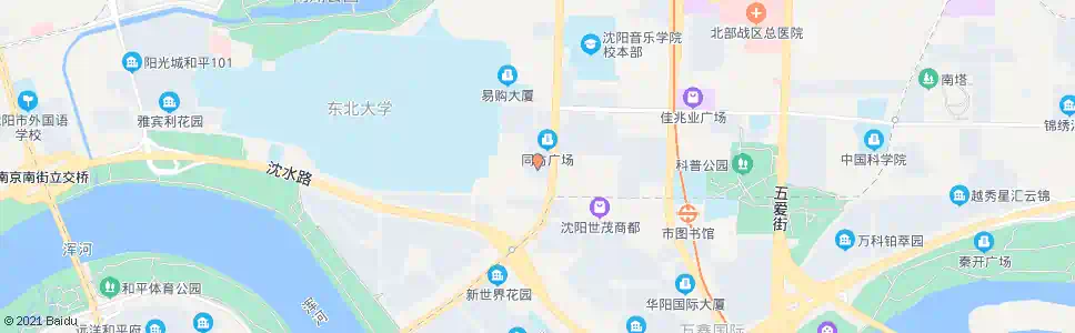 沈阳三好街华强广场_公交站地图_沈阳公交_妙搜公交查询2025