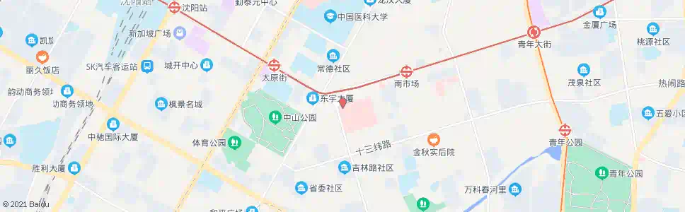 沈阳马路湾(二零二医院)_公交站地图_沈阳公交_妙搜公交查询2025