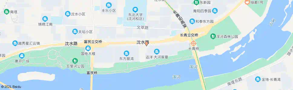 沈阳东方威尼斯_公交站地图_沈阳公交_妙搜公交查询2025