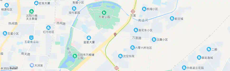 沈阳万柳塘路万莲路_公交站地图_沈阳公交_妙搜公交查询2025