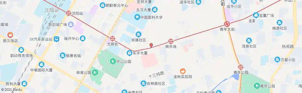 沈阳十一纬路交通银行_公交站地图_沈阳公交_妙搜公交查询2025