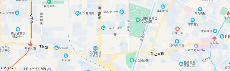 沈阳赞工街勋业三路_公交站地图_沈阳公交_妙搜公交查询2025